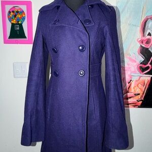 Tulle Women's Deep Navy Pea Coat